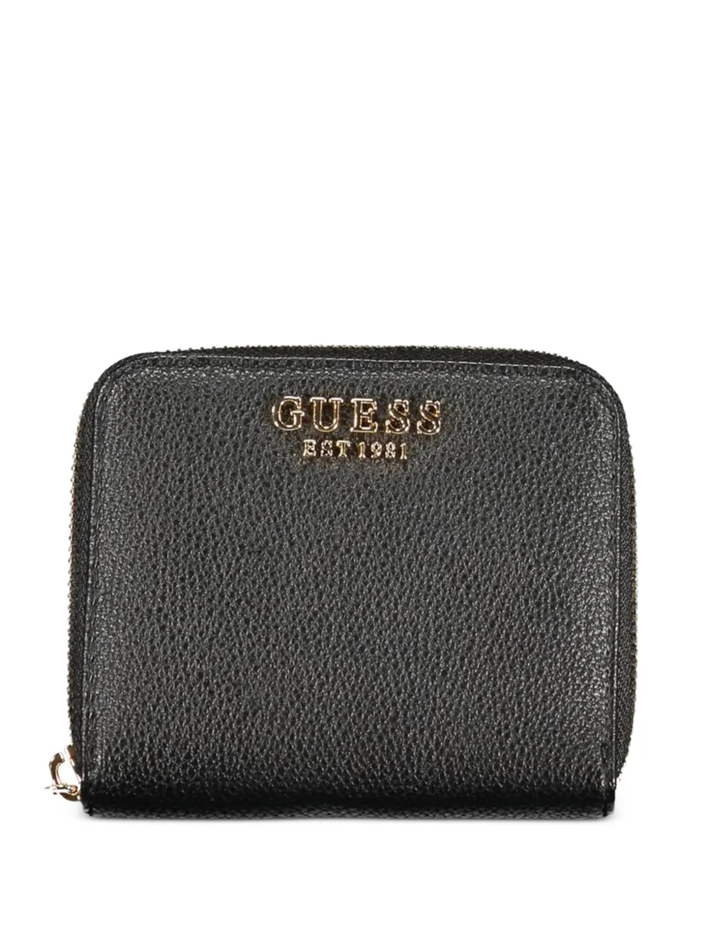 GUESS USA logo-plaque zip-around wallet - Nero