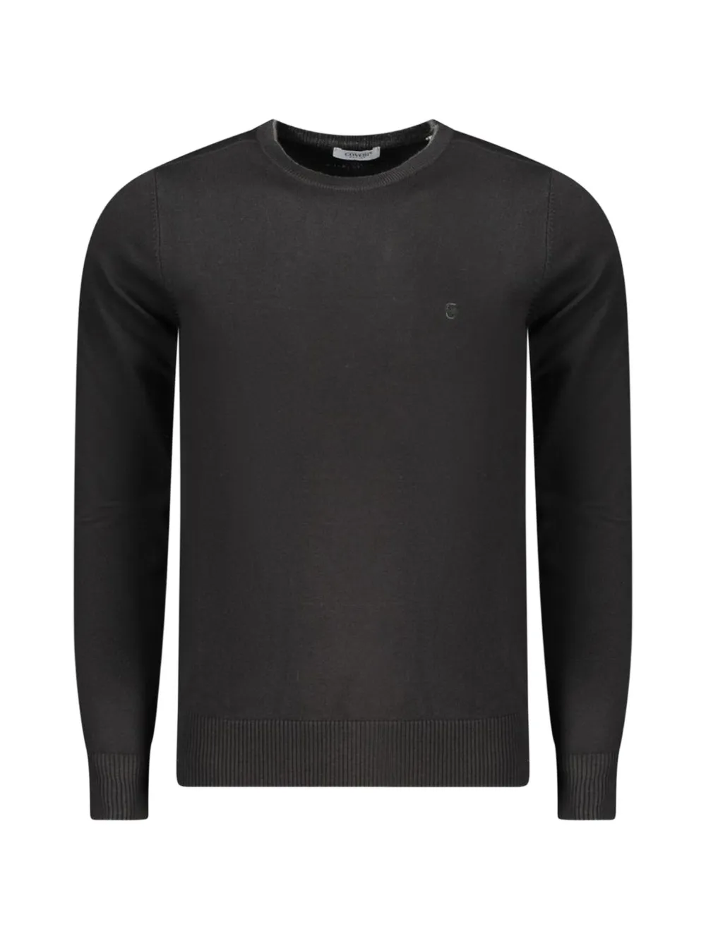 COVERI MOVING logo-embroidered crew-neck sweater