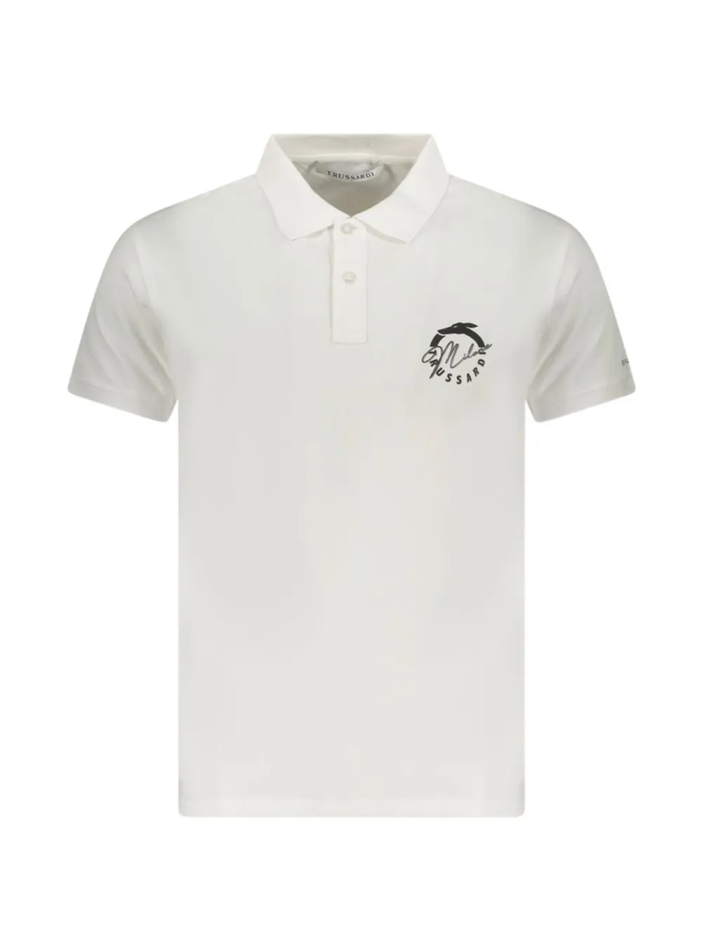 Trussardi logo-detail polo shirt - Bianco