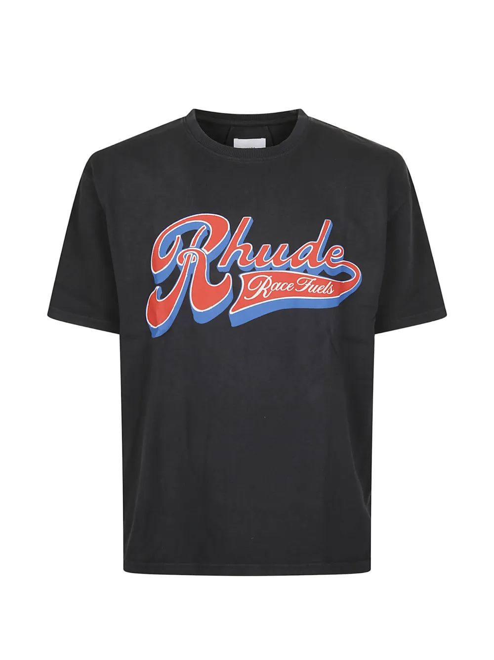 RHUDE logo-print T-shirt - Schwarz