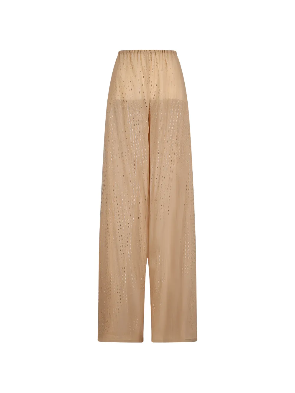 Ermanno Scervino rhinestone-embellished palazzo pants - Toni neutri