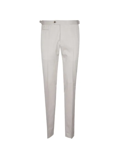 PT Torino herringbone-pattern side-adjuster trousers