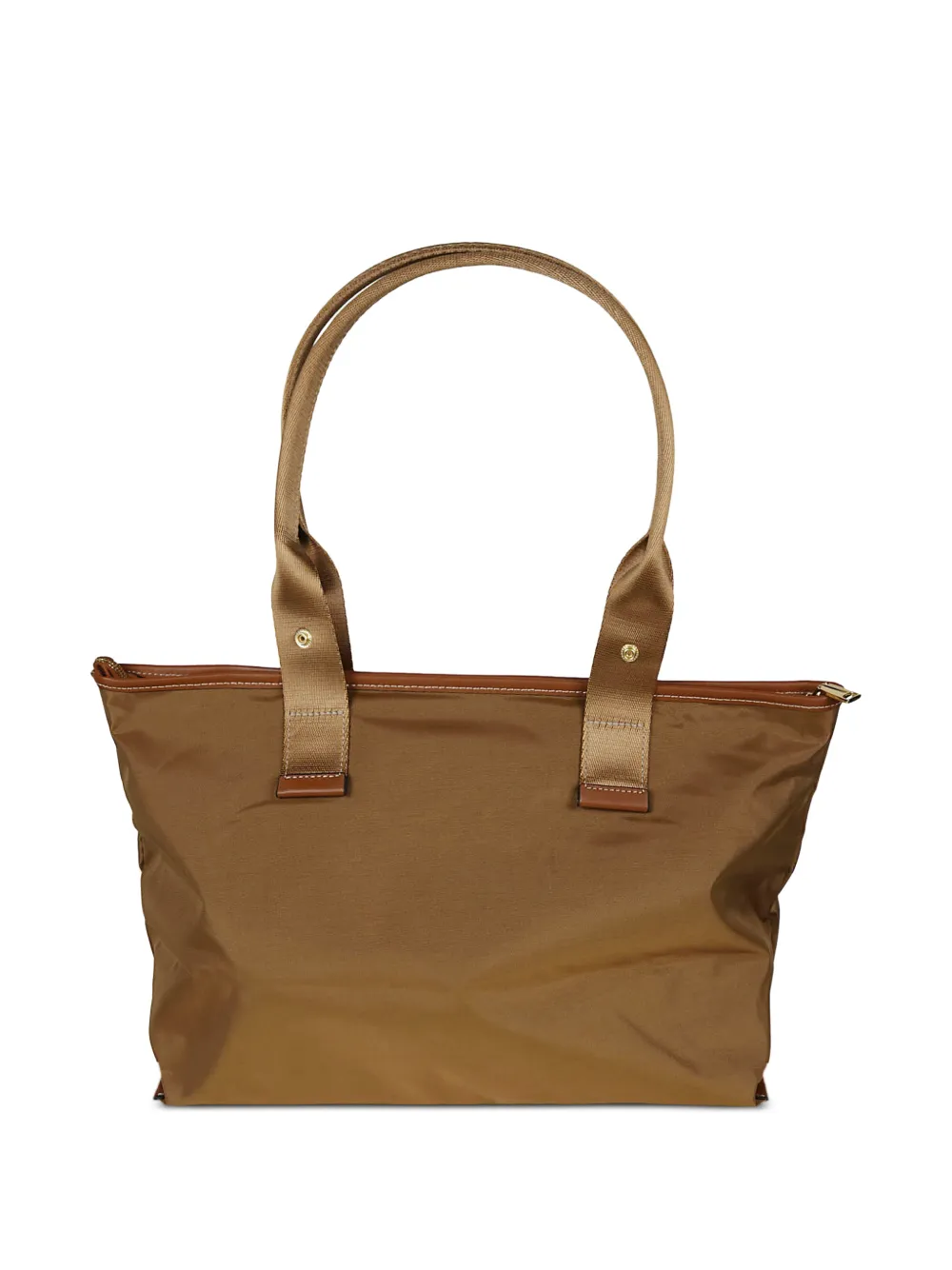 Lancel Shopper met logoplakkaat en leren afwerking Bruin