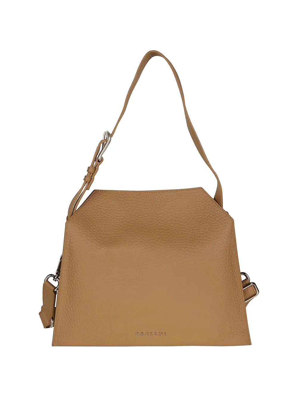 Orciani logo-detail shoulder bag - Toni neutri