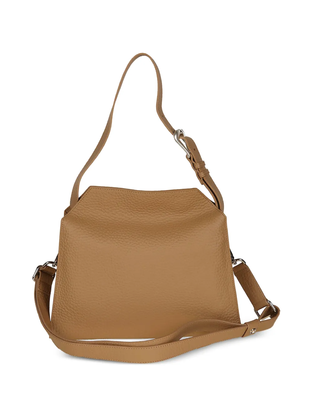 Orciani Schoudertas met logo Beige