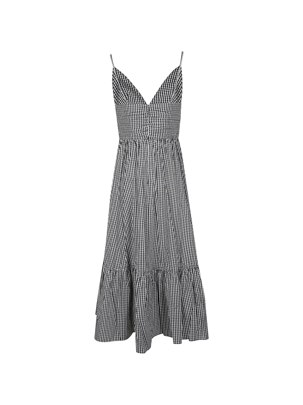 Michael Kors Midi-jurk met ruches Zwart