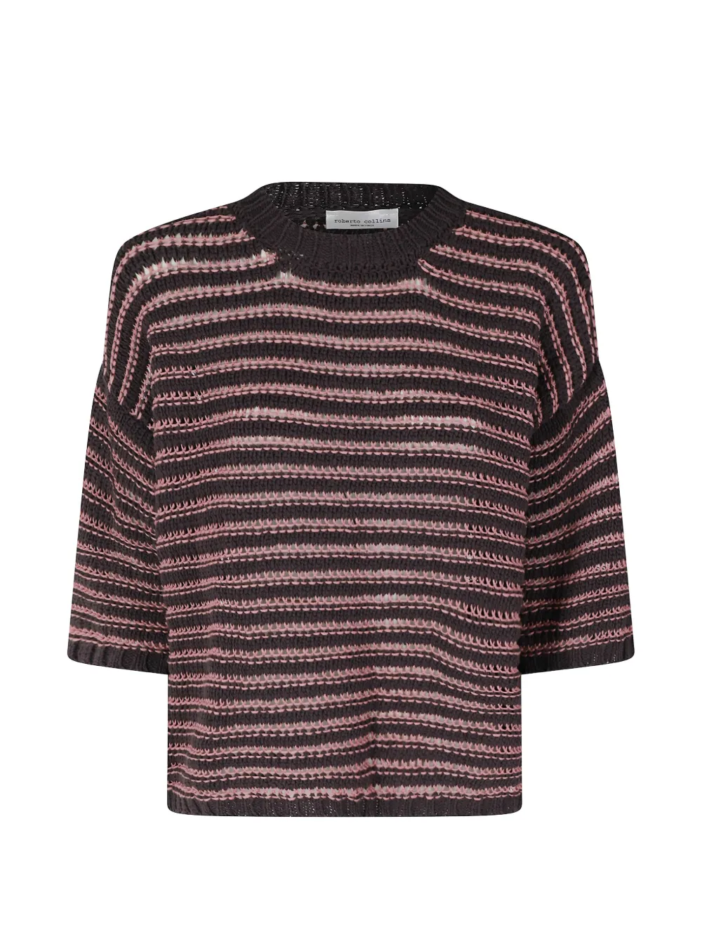 Roberto Collina striped sweater - Nero