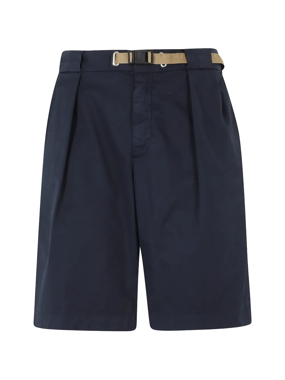 White Sand belted pleated shorts - Blue