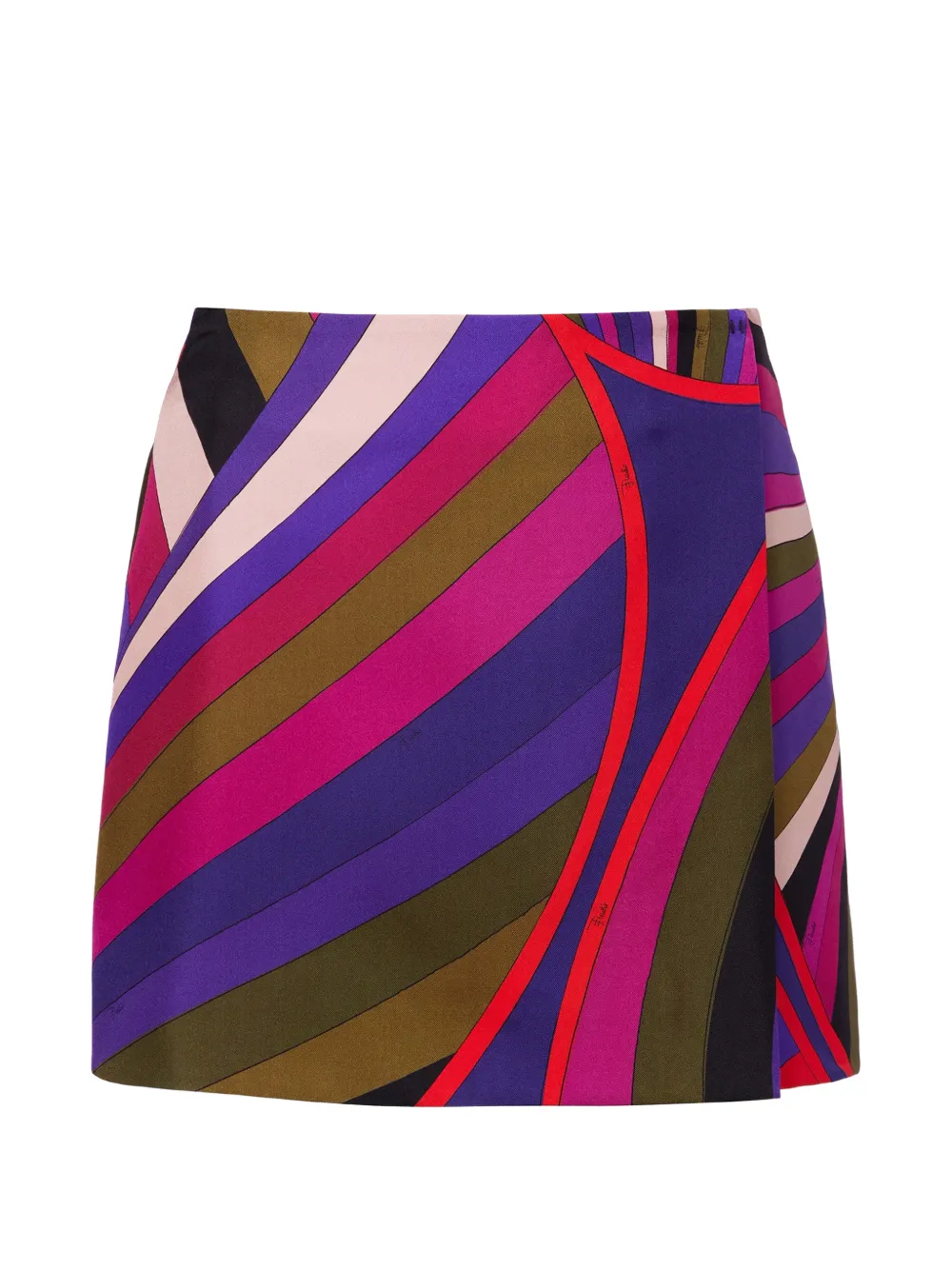 PUCCI Iride-print mini skirt - Viola