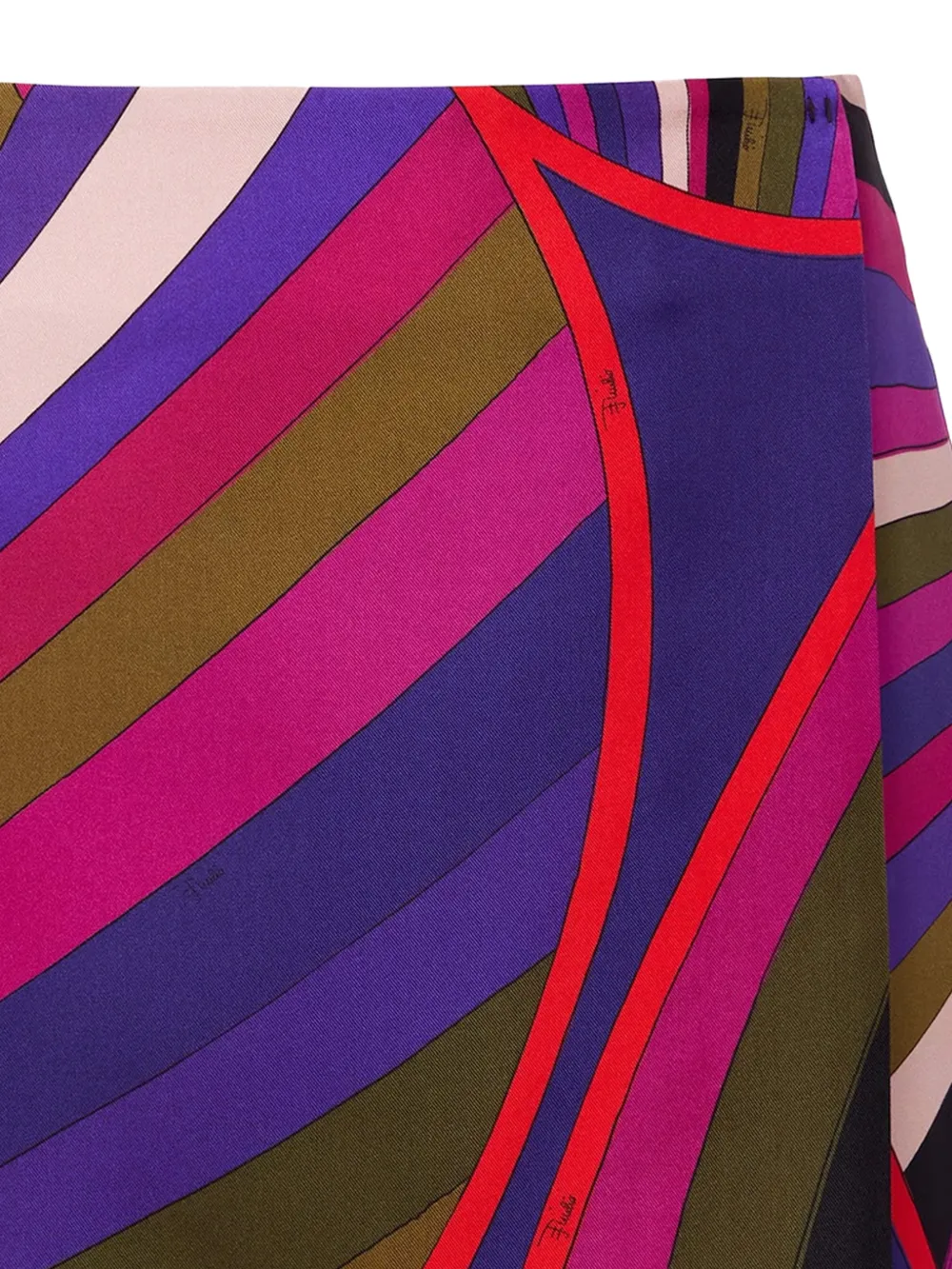 PUCCI Mini-rok met iride-print Paars