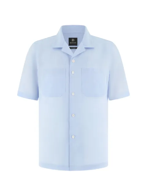 Boggi Milano linen short-sleeve shirt