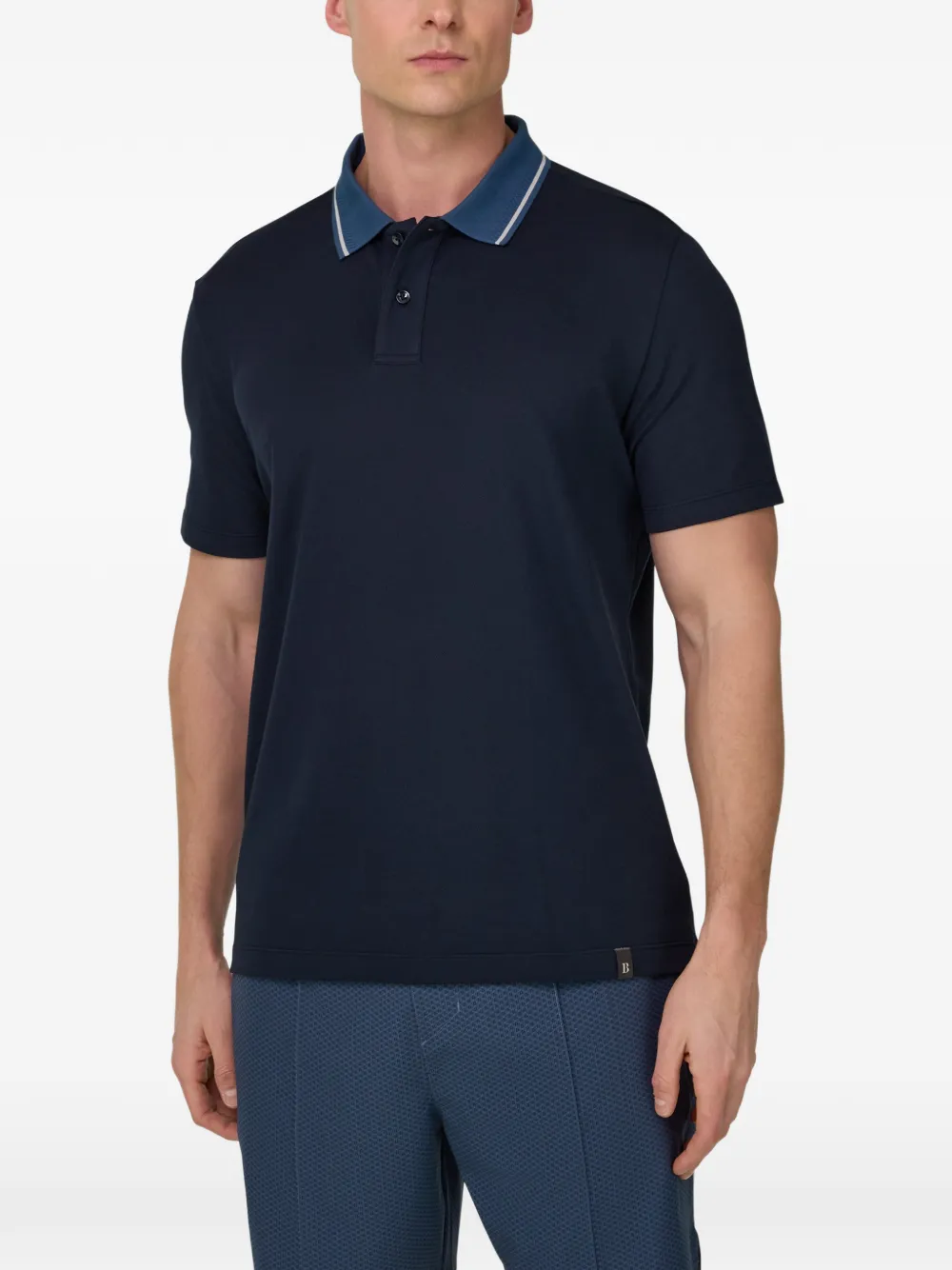 Boggi Milano Piqué poloshirt Blauw