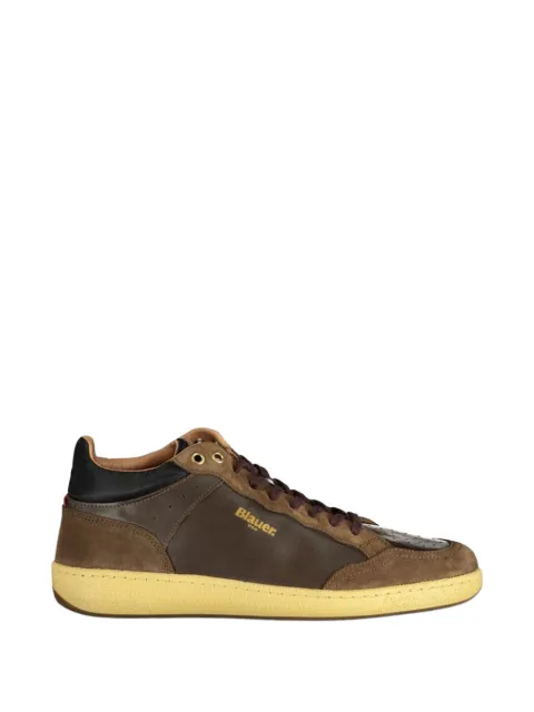 Blauer Murray suede-panel sneakers