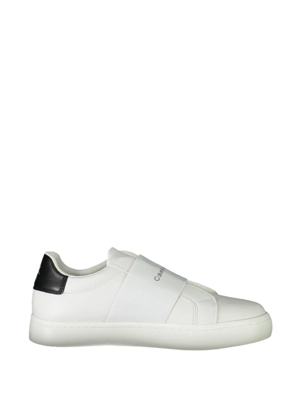 Calvin Klein logo-strap sneakers - Bianco