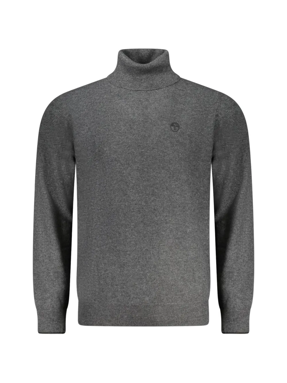 North Sails roll-neck fine-knit sweater - Grigio