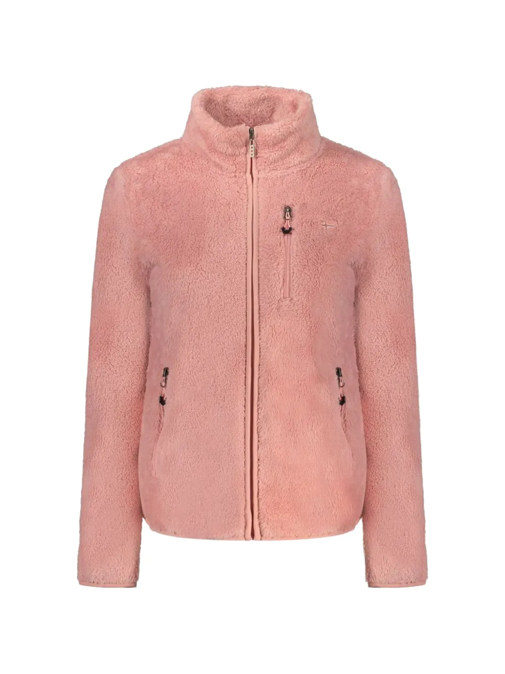 Norwegian Rain Fleece Zip-up Jacket In Pink