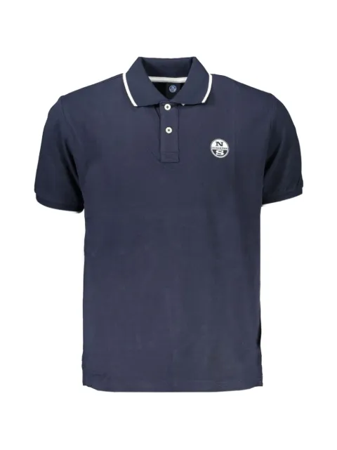 North Sails logo-embroidered polo shirt