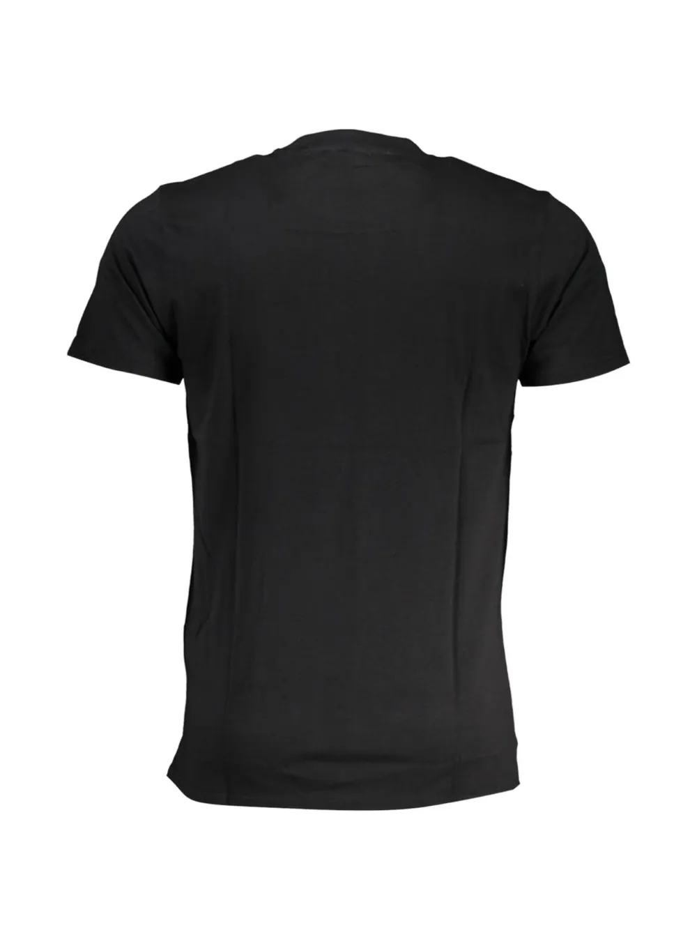 Cavalli Class T-shirt met logoprint met ronde hals Zwart