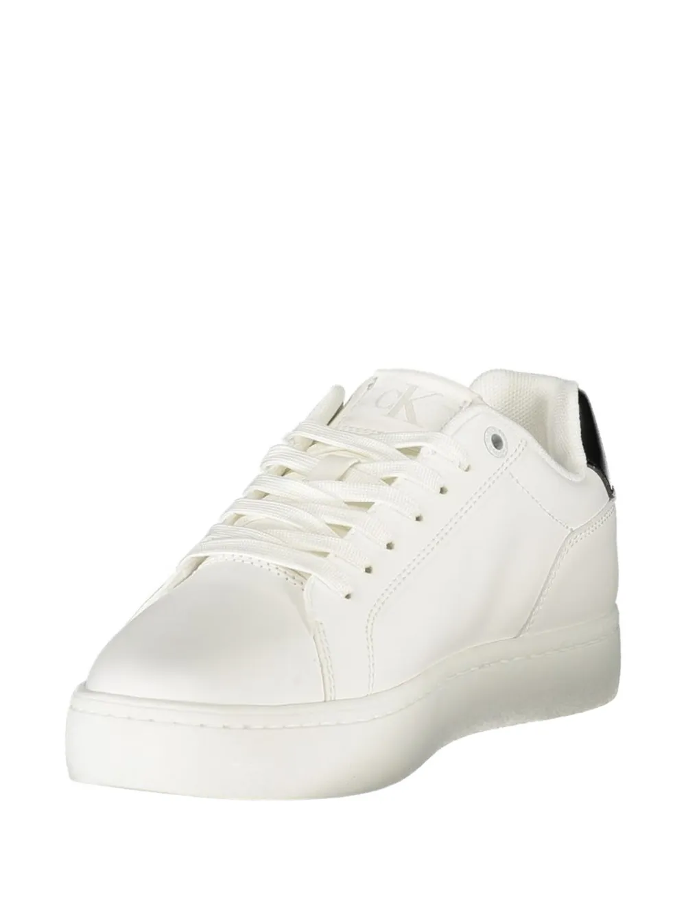 Calvin Klein logo-print sneakers Wit
