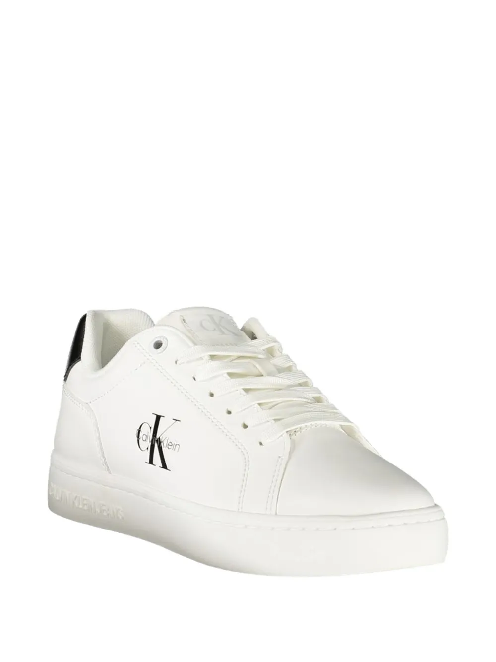 Calvin Klein logo-print sneakers Wit
