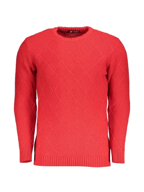 U.S. Grand diamond-knit cotton sweater