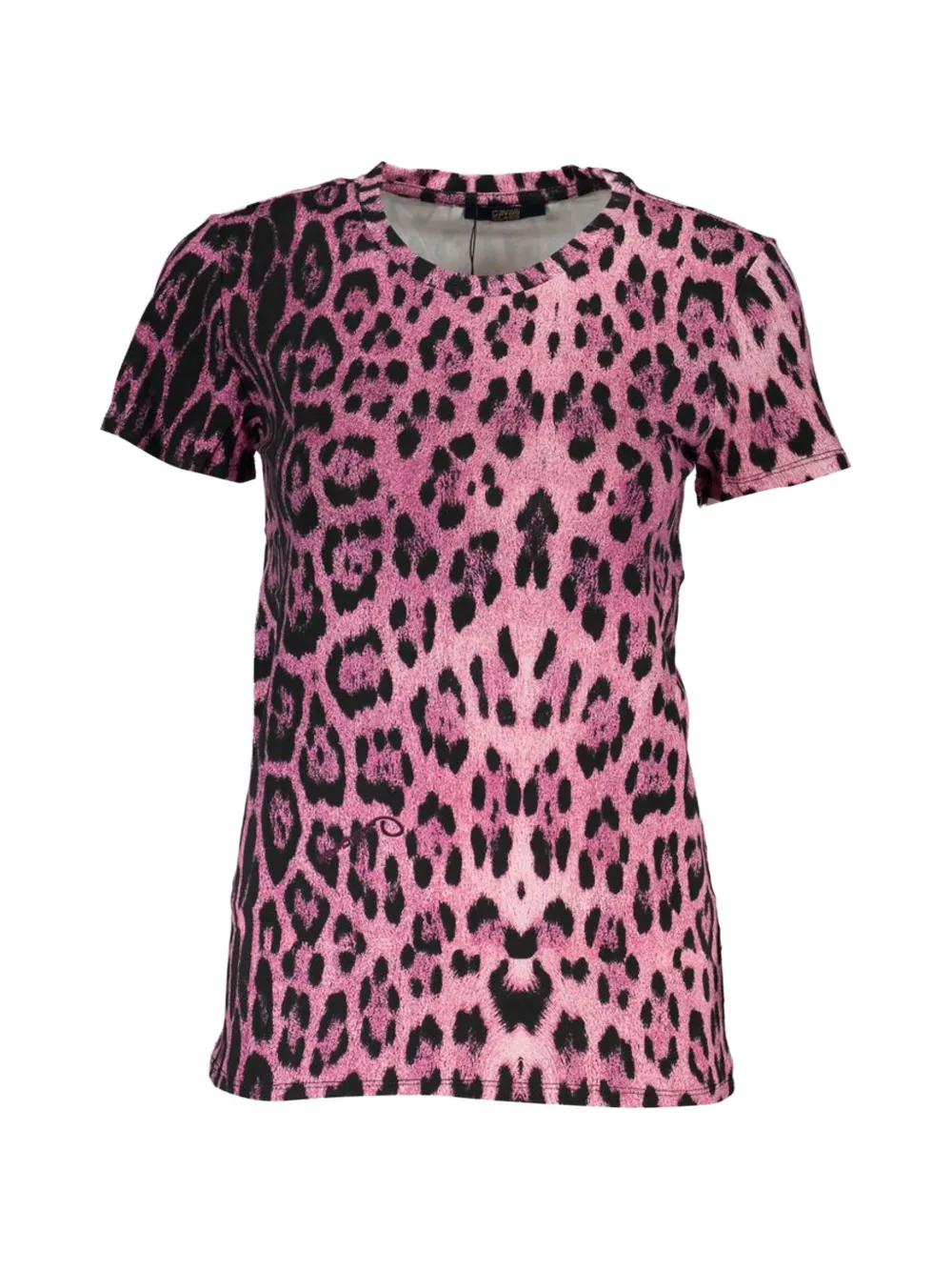 Cavalli Class Leopard-print T-shirt In Pink