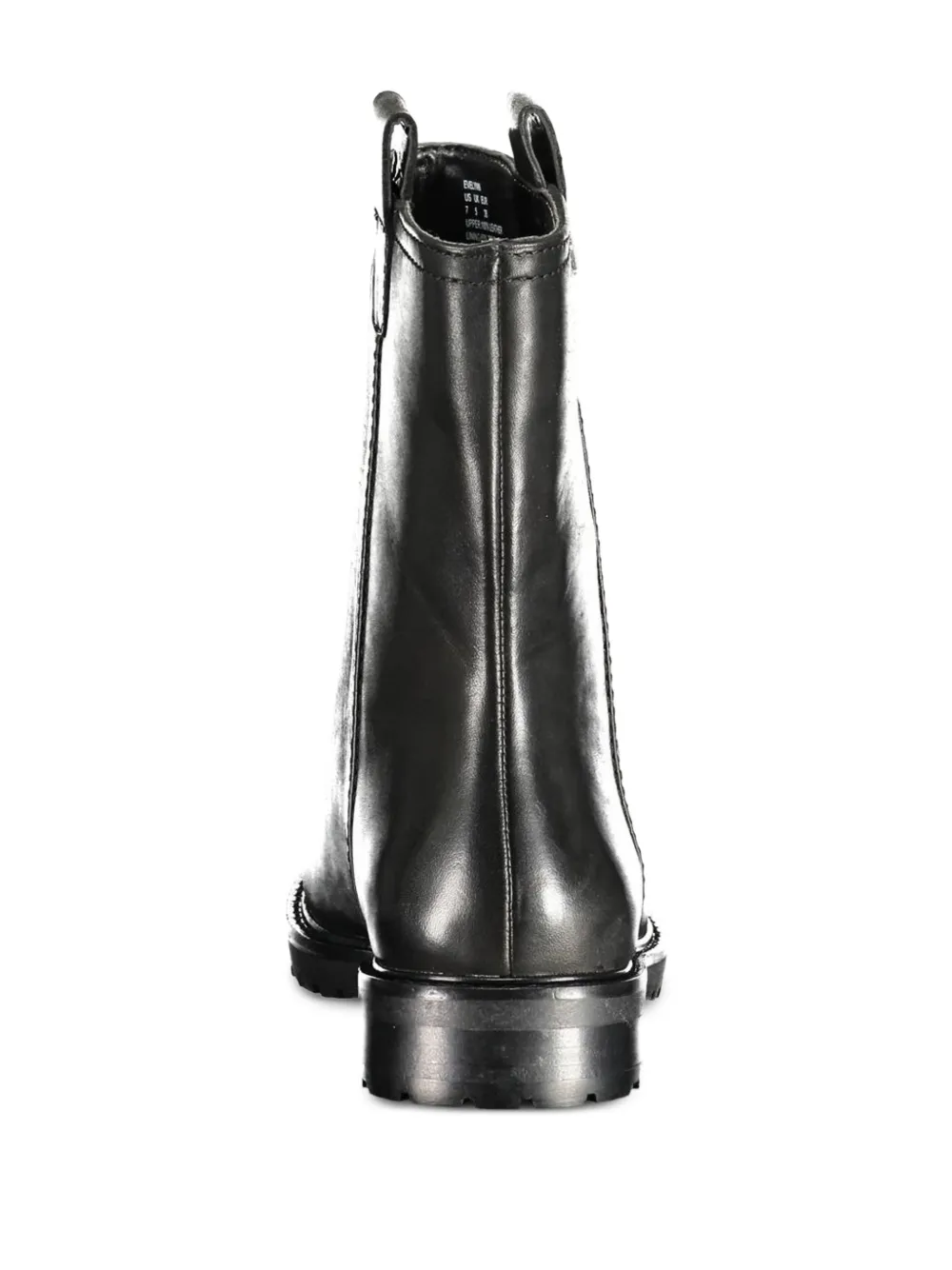 Lauren Ralph Lauren logo-plaque leather boots Zwart