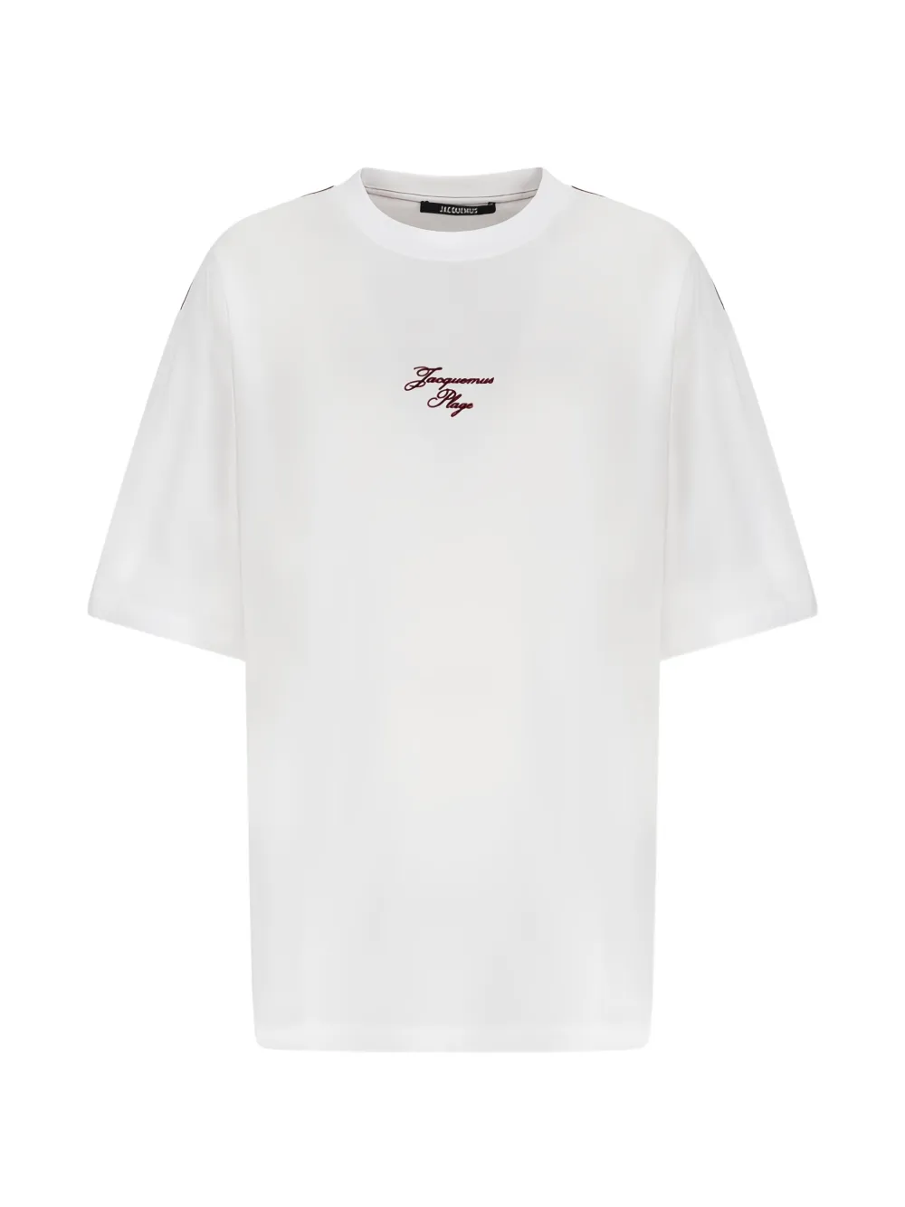 Jacquemus The Bateau sail-embroidered T-shirt - Bianco