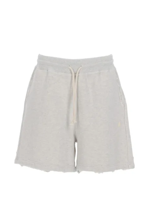 Golden Goose star-patch distressed shorts