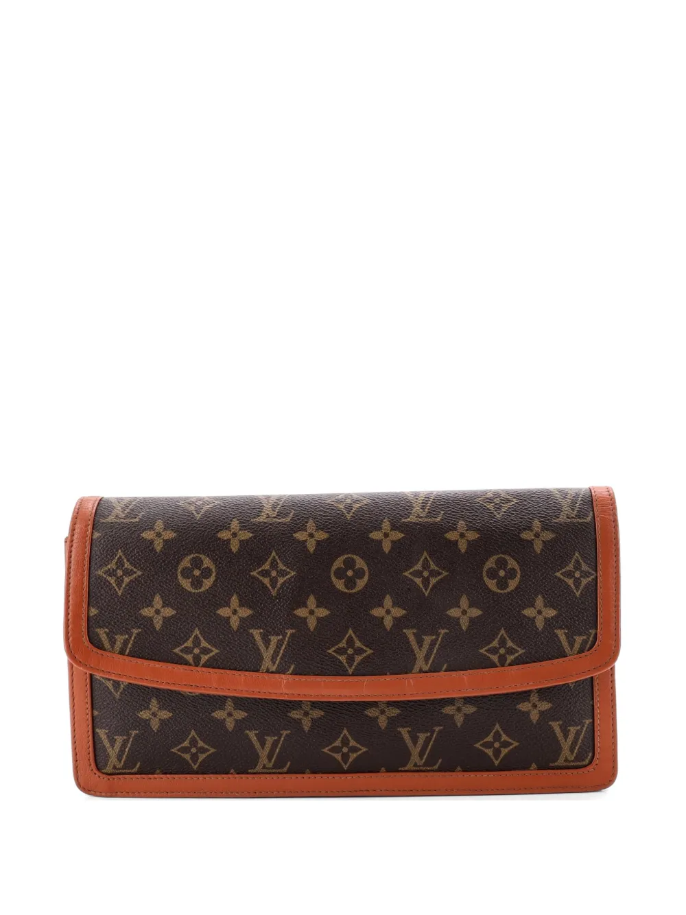 Louis Vuitton Pre-Owned Clutch Dame Pochette GM in tela con monogramma - Marrone