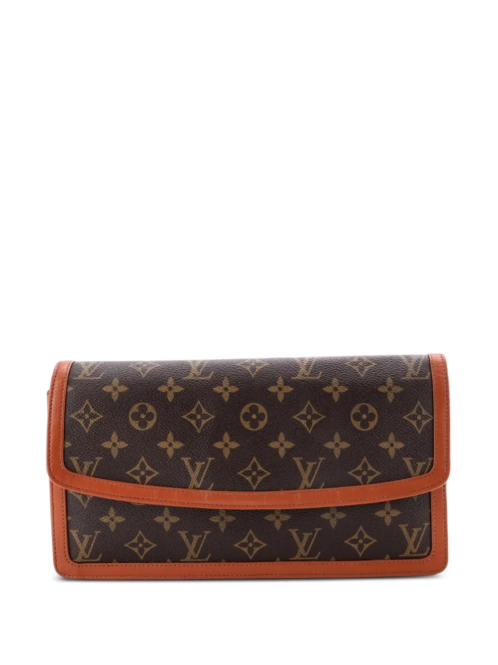 Louis Vuitton Pre-Owned Clutch Dame Pochette GM in tela con monogramma - Marrone