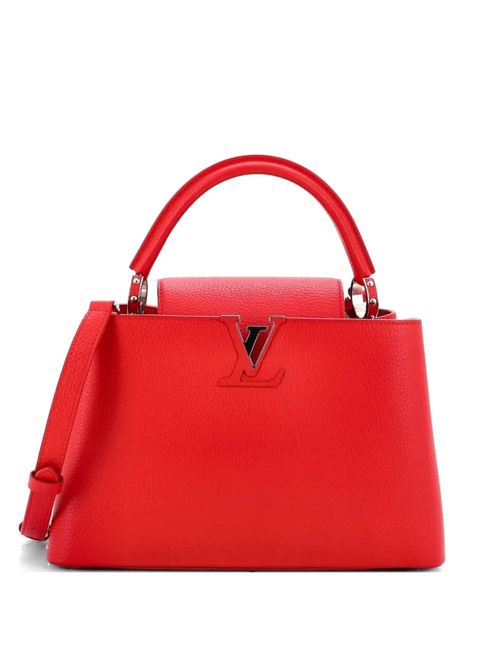 Louis Vuitton Pre-Owned Capucines Bag Leather PM satchel - Rosso