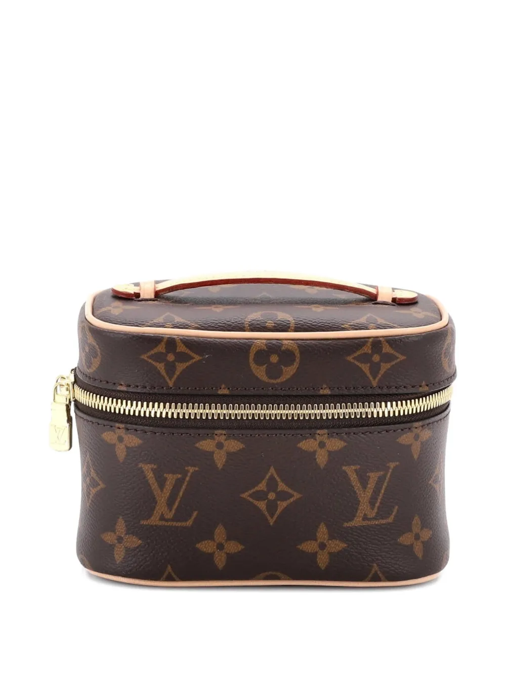 Louis Vuitton Pre-Owned Nice Vanity Case Monogram Canvas Nano Clutch - Braun
