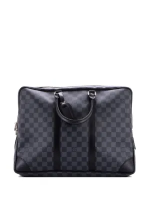 Louis Vuitton Pre-Owned ポルトドキュマン ジュール バッグ ダミエ