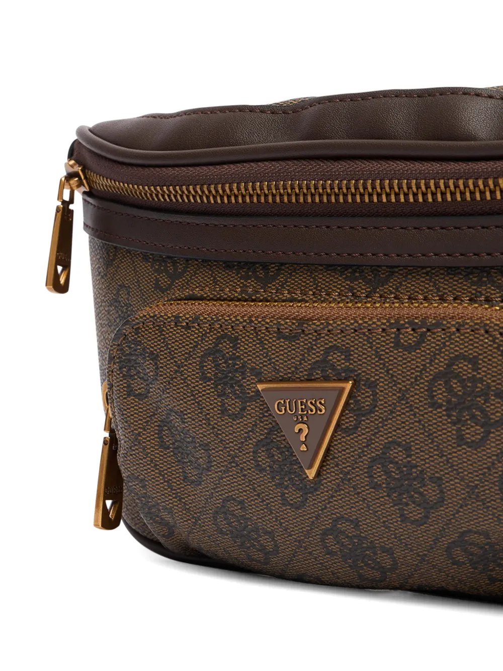 GUESS USA Milano Smart 4G heuptas met logo Bruin
