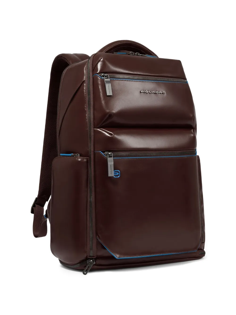 PIQUADRO Laptoprugzak met meerdere zakken Bruin