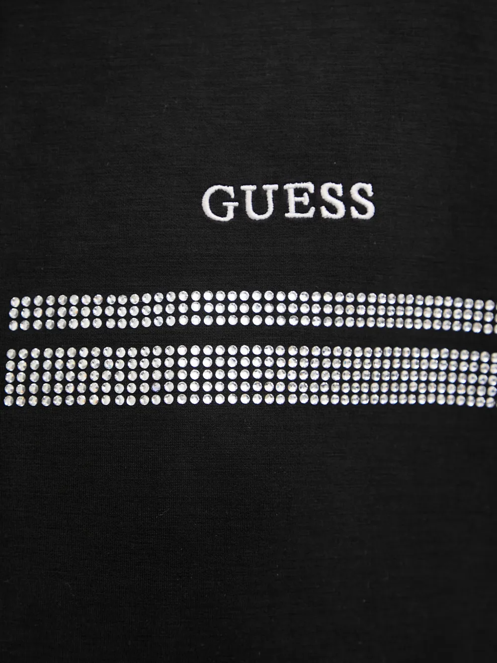 GUESS USA Sweater verfraaid met kristallen Zwart