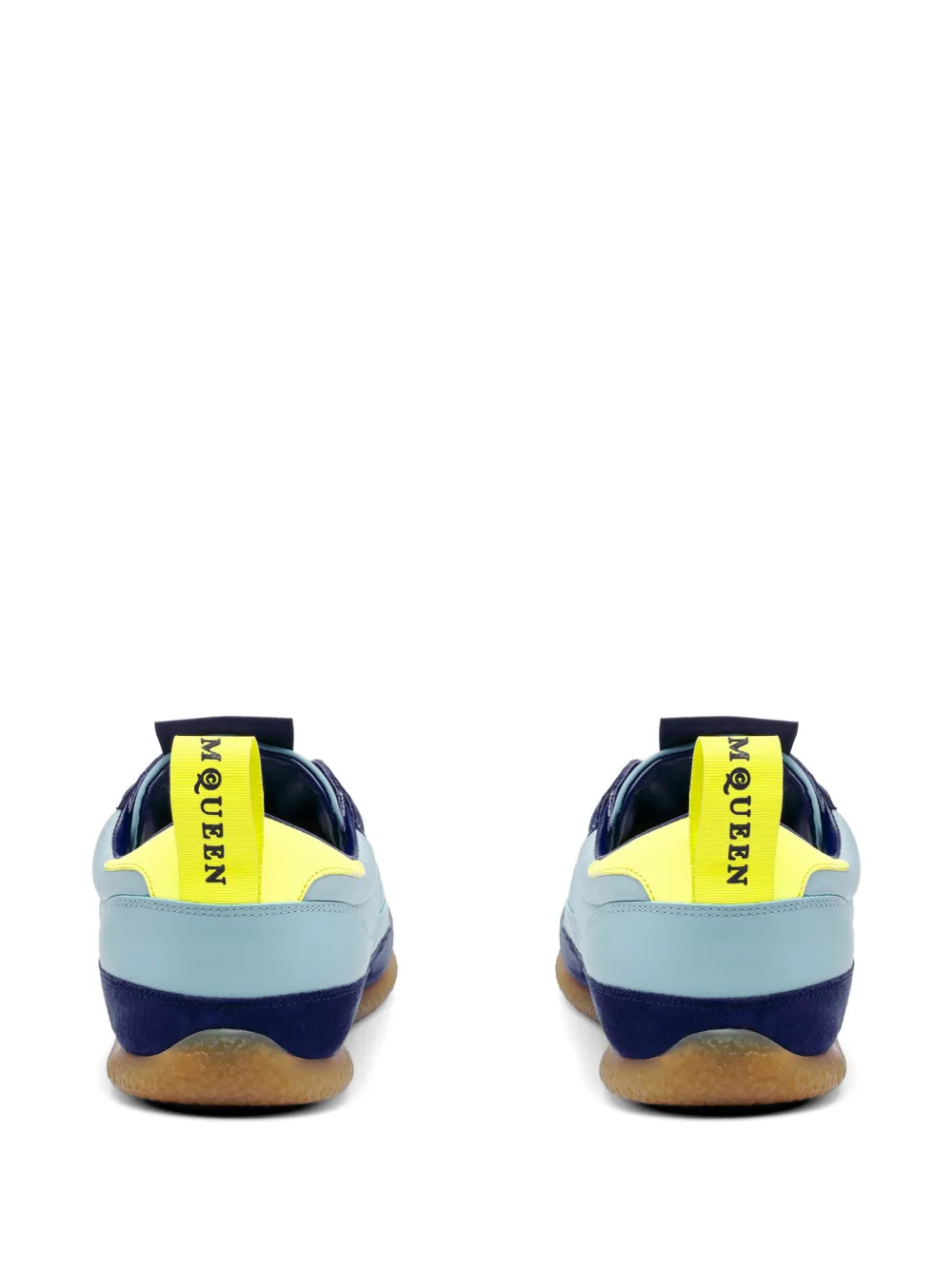 Alexander McQueen EC1 panelled lace-up sneakers Blauw