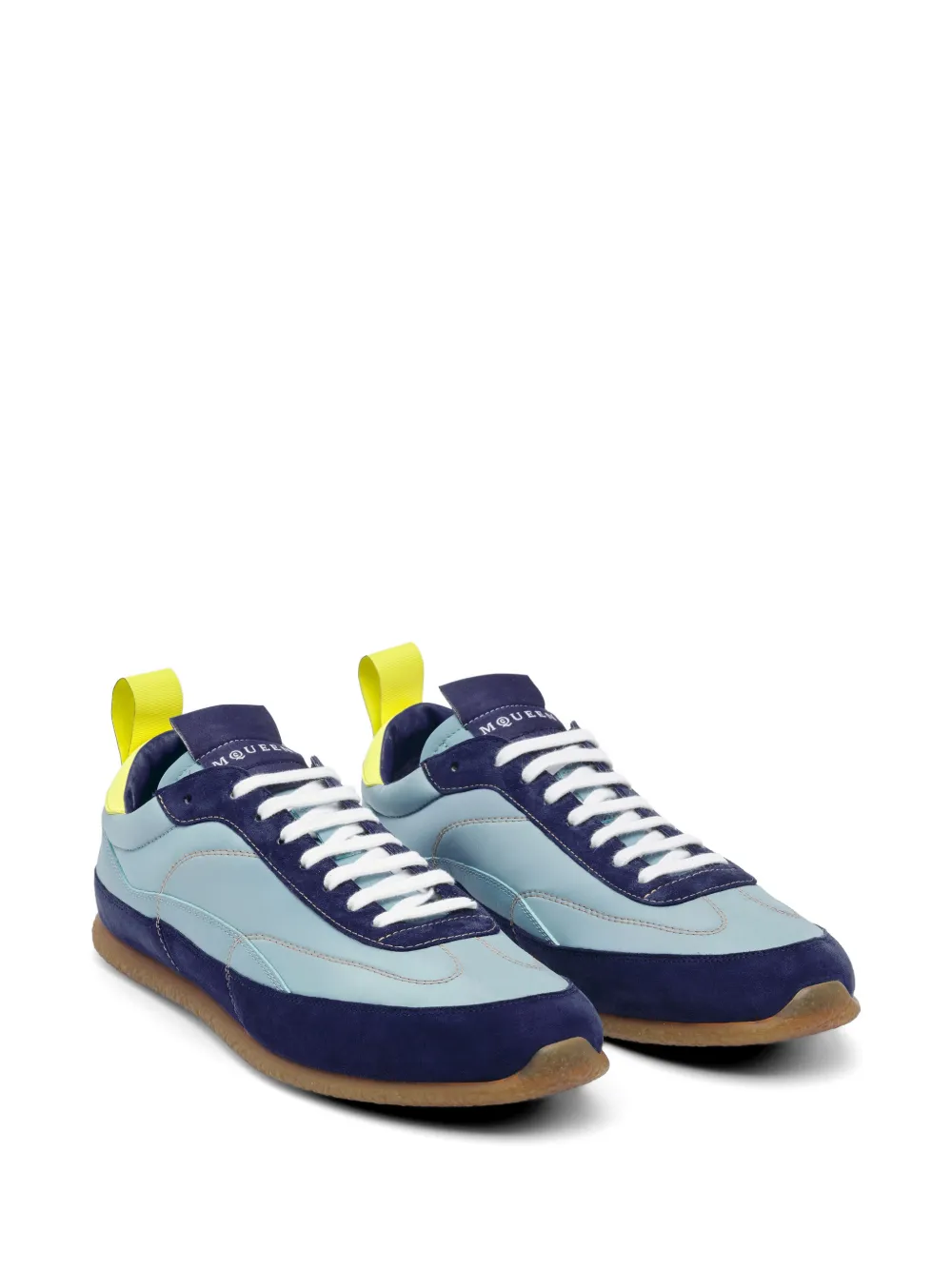 Alexander McQueen EC1 panelled lace-up sneakers Blauw
