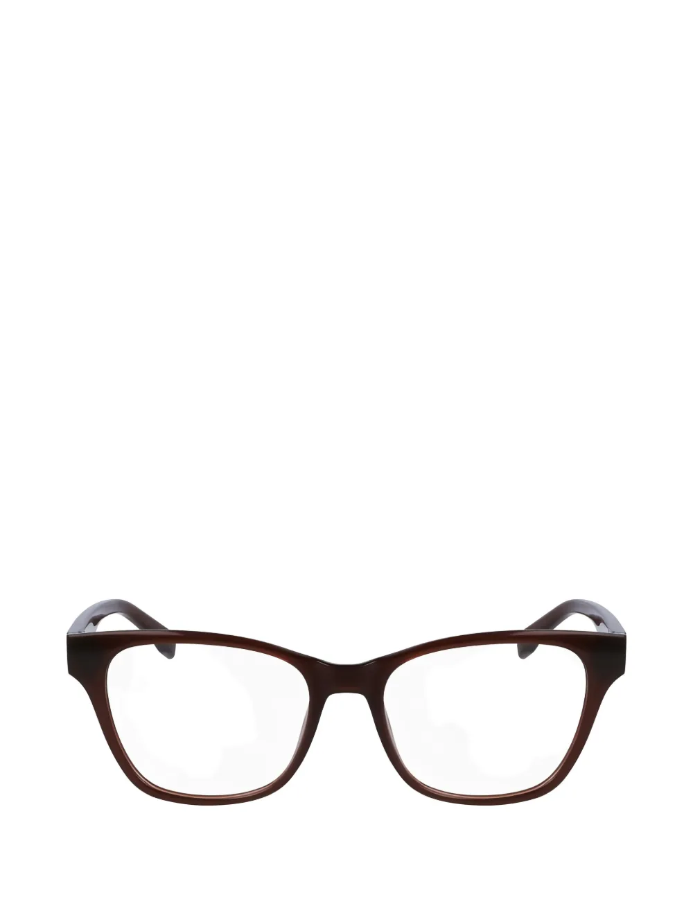 Lacoste square-frame glasses - Marrone