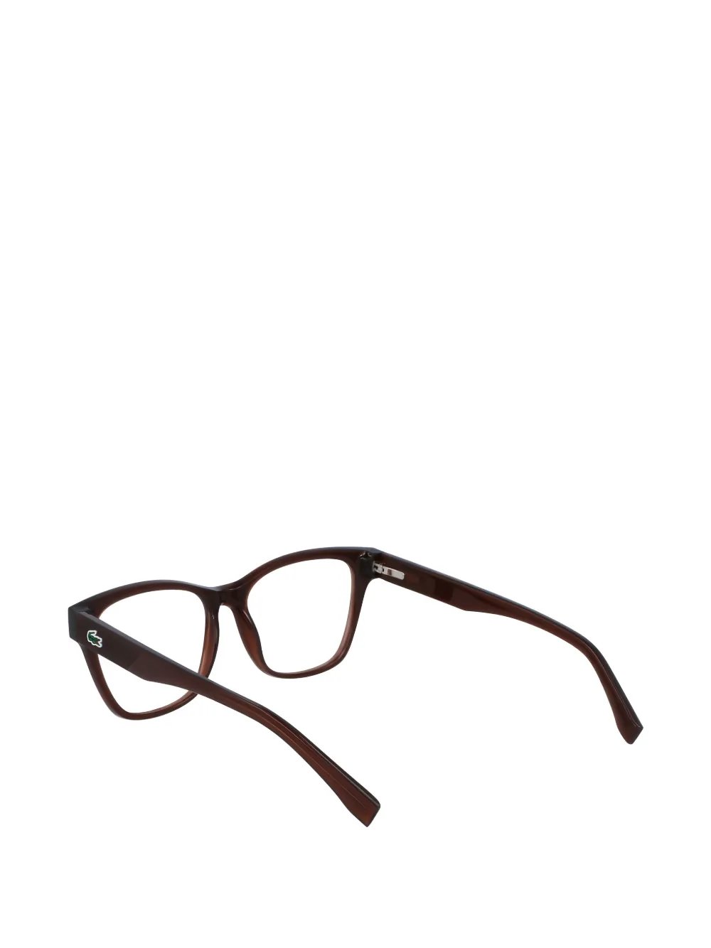 Lacoste Bril met vierkant montuur Bruin