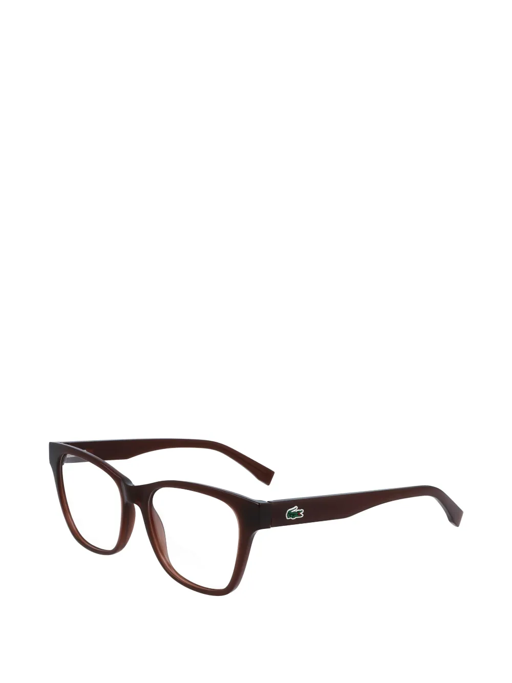 Lacoste Bril met vierkant montuur Bruin