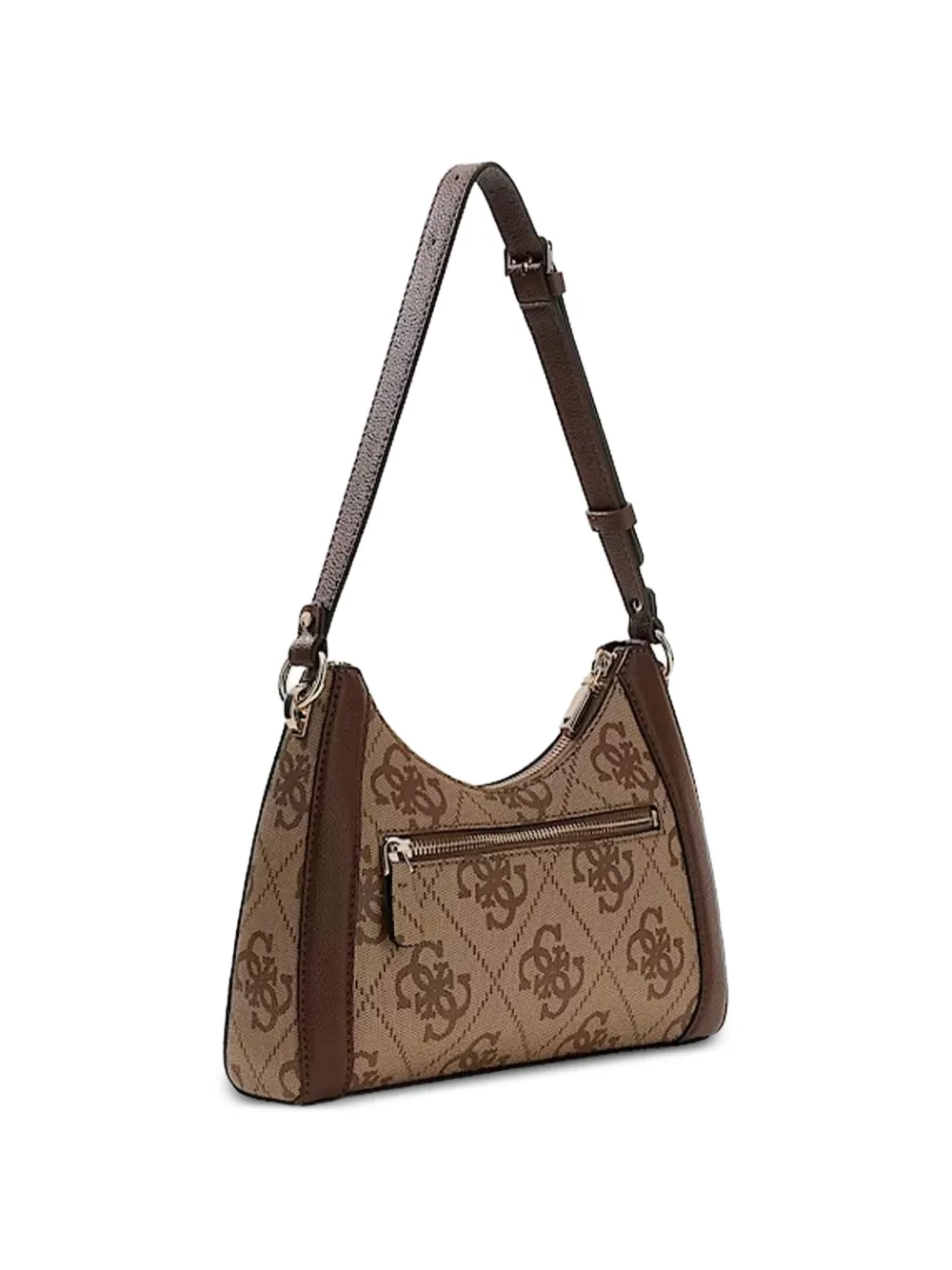 GUESS USA Schoudertas met logo-patroon Beige
