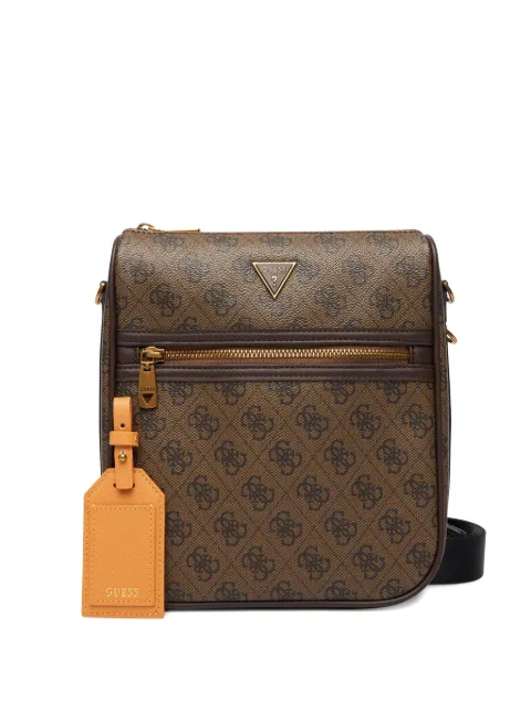 GUESS USA Milano 4G monogram-pattern logo-plaque messenger bag