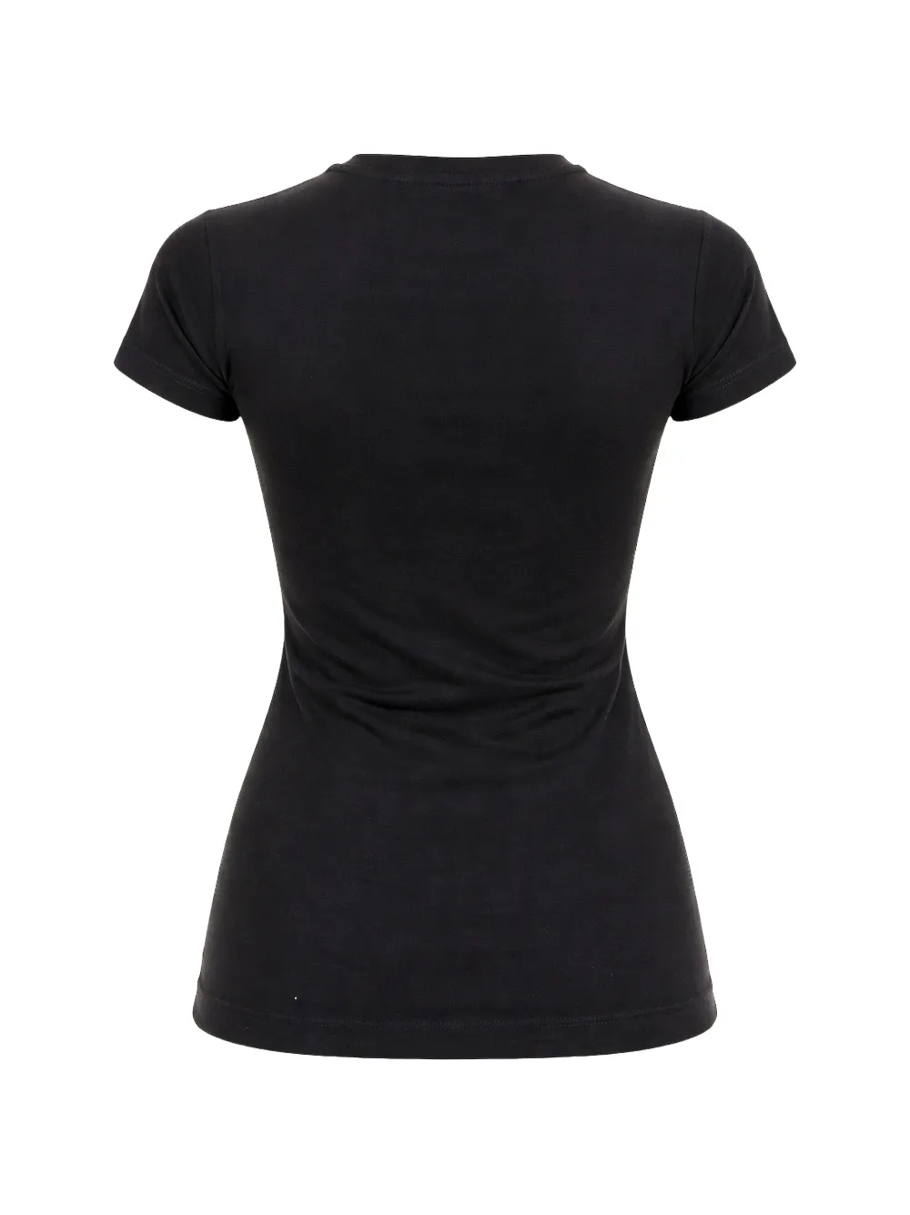 GUESS USA T-shirt met bloemenprint Zwart