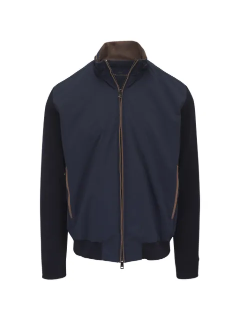 Paul & Shark panelled zip-up jacket