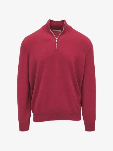 Brunello Cucinelli zip-collar sweatshirt