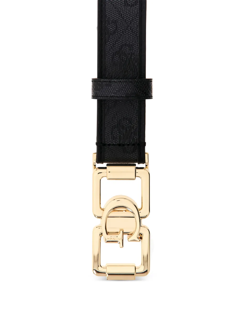GUESS USA Karnilla 4G riem met logogesp Zwart