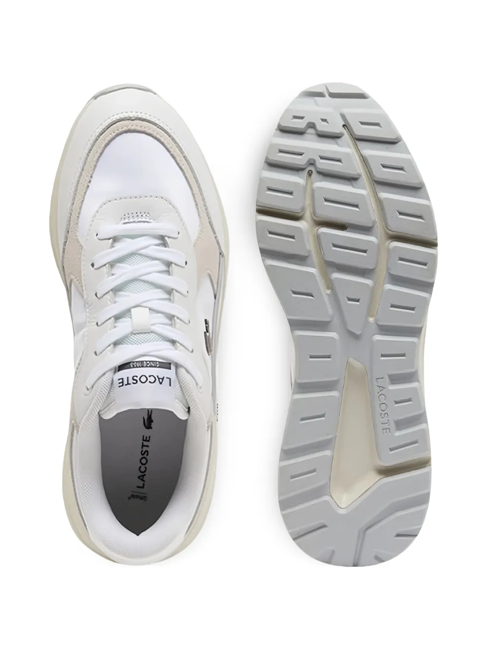 Lacoste Run Set sneakers Wit