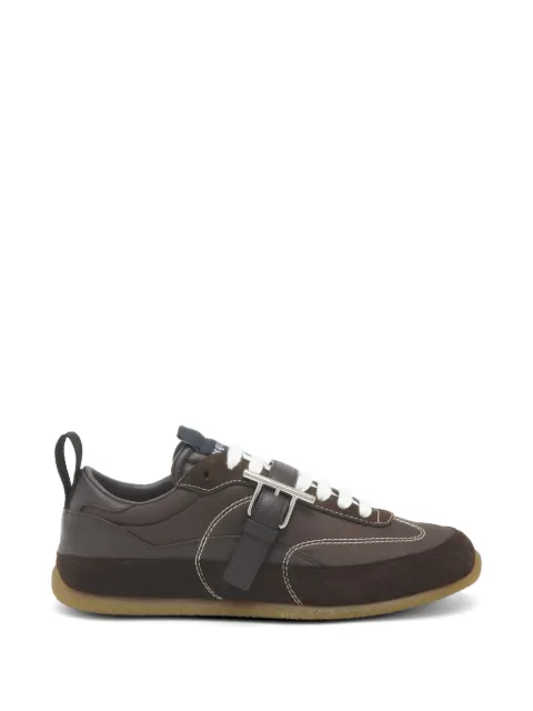 Alexander McQueen EC1 T-Bar buckle-strap panelled sneakers